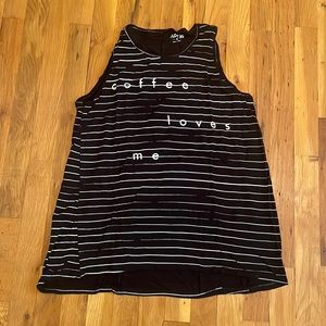 EUC coffee loves me sleeveless tshirt!